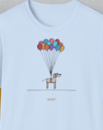The Dog Gang Minimalistic Series I, Volume 2, Unisex T-Shirt-Light Blue, a cool and stylish design with a funny saying from Dog Gang