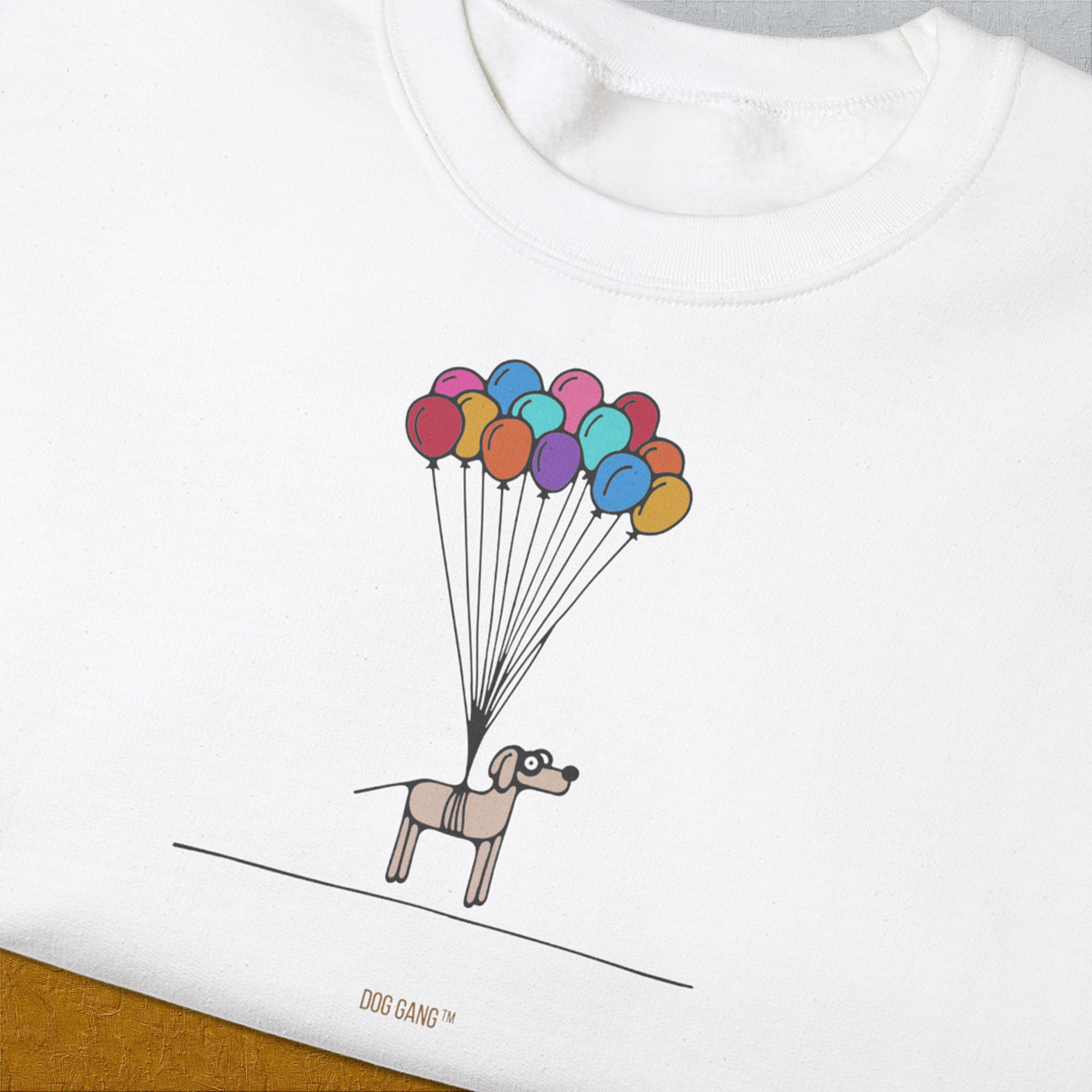 The Dog Gang Minimalistic Series I, Volume 2, Unisex Sweatshirt-a minimalistic Shirtdesign by Dog Gang of Switzerland