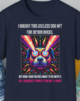 NFT Series, Volume 1, Unisex T-Shirt-Navy, Design by Dog Gang