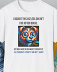 NFT Series, Volume 2, Unisex T-Shirt-White, a cool and stylish design with a funny saying from Dog Gang
