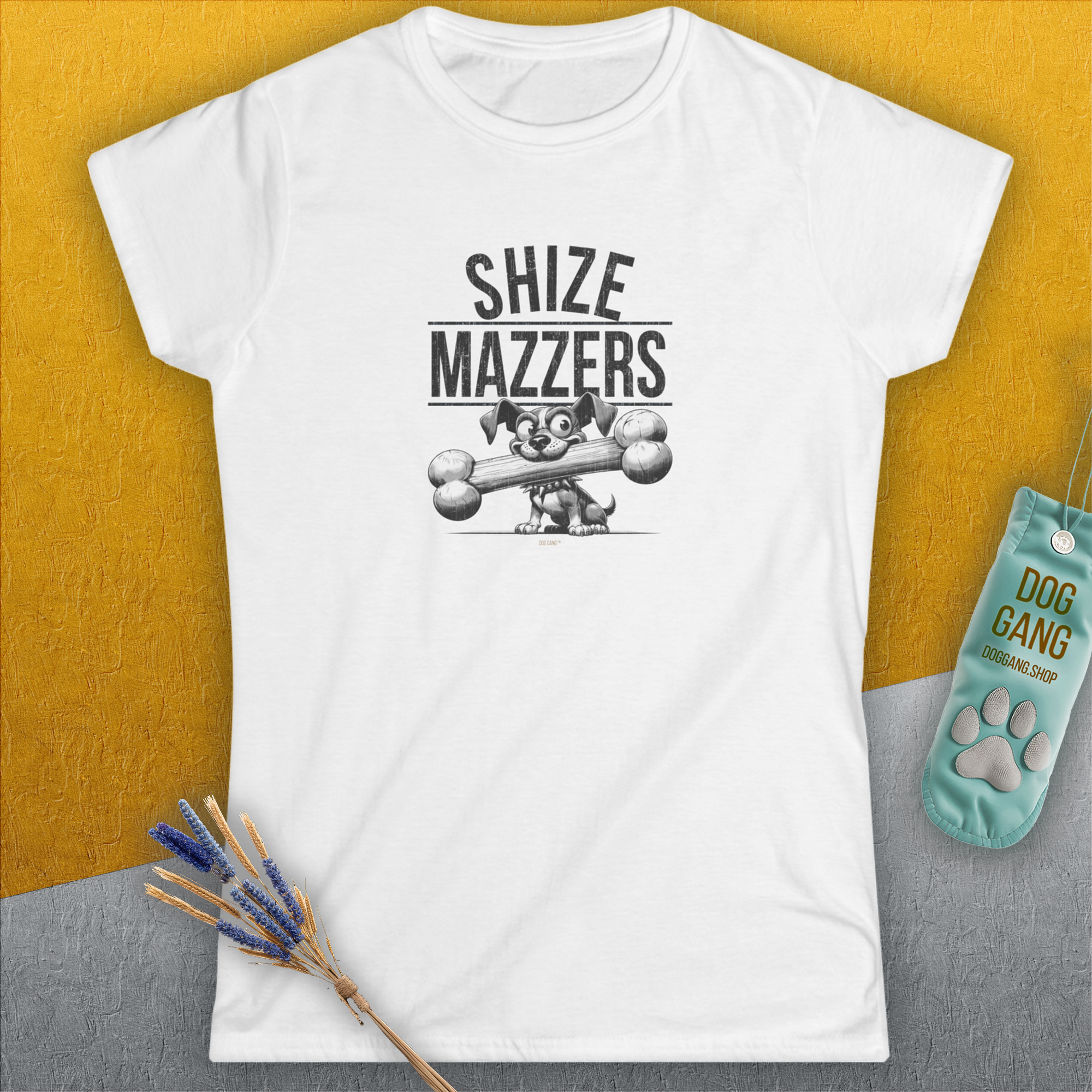 Shize Mazzers, Volume 1, Women's T-Shirt-, a fun and stylish design for dog lovers from Dog Gang