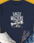 Shize Mazzers, Volume 1, Women's T-Shirt-Navy. A dog-themed Design from Dog Gang