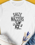 Shize Mazzers, Volume 2, Women's T-Shirt-White. For dog lovers and dog owners. Design by Dog Gang