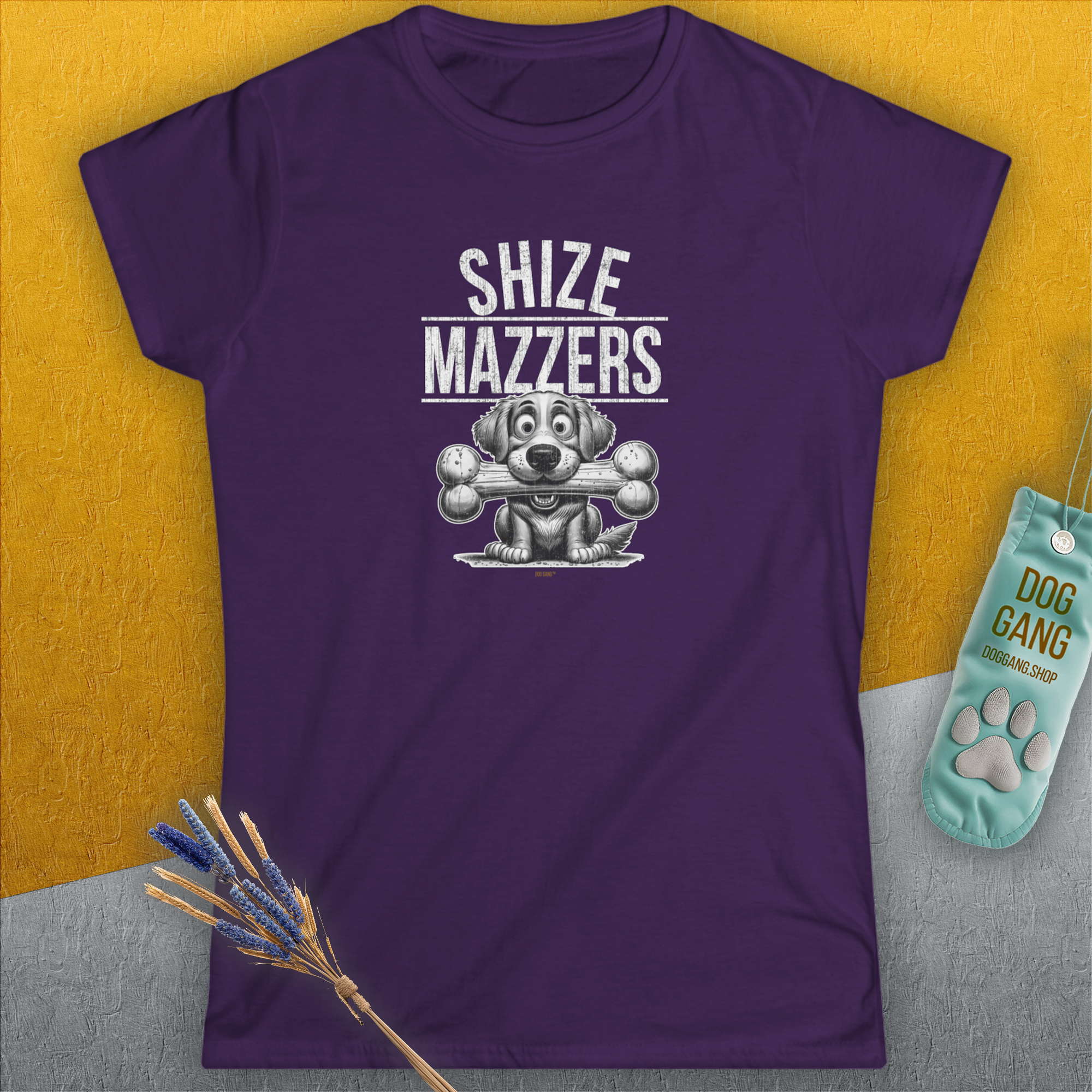 Shize Mazzers, Volume 4, Women's T-Shirt-, a fun and stylish design for dog lovers from Dog Gang