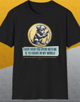 One Human Year = Ten Dog Years, Volume 1, Unisex T-Shirt-. A perfect gift for dog lovers and dog owners. Design by Dog Gang