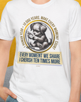 One Human Year = Ten Dog Years, Volume 4, Unisex T-Shirt-Design made by Dog Gang