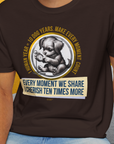 One Human Year = Ten Dog Years, Volume 4, Unisex T-Shirt-. A dog-themed Design from Dog Gang