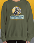 One Human Year = Ten Dog Years, Volume 1, Unisex Sweatshirt-Design by Dog Gang