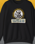 One Human Year = Ten Dog Years, Volume 4, Unisex Sweatshirt-Black-Design by Dog Gang