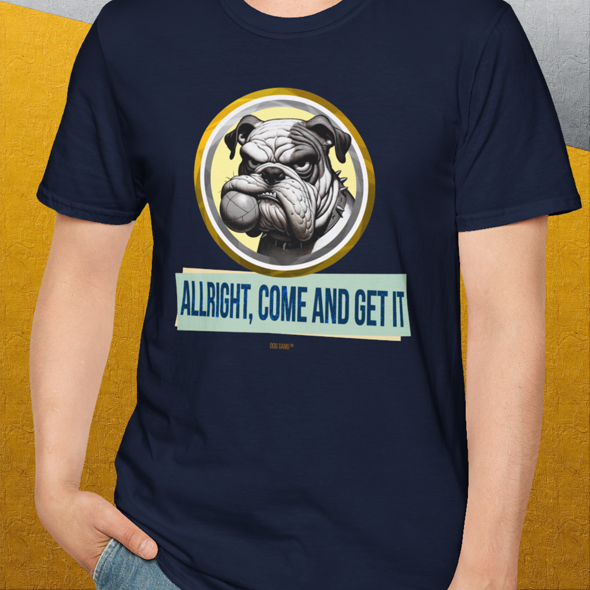 Allright Come And Get It, Volume 1, Unisex T-Shirt-, Design by Dog Gang