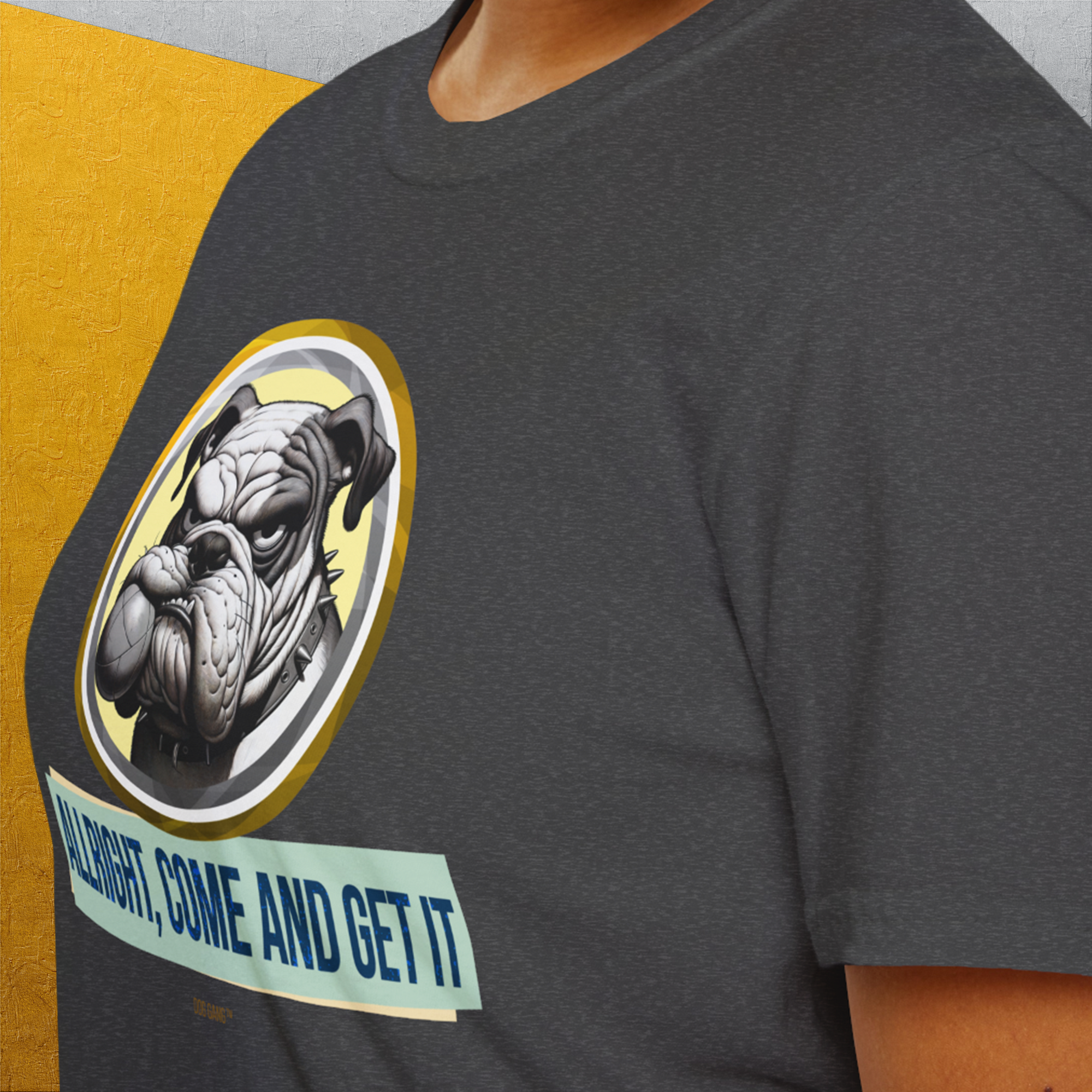 Allright Come And Get It, Volume 1, Unisex T-Shirt-, Design by Dog Gang