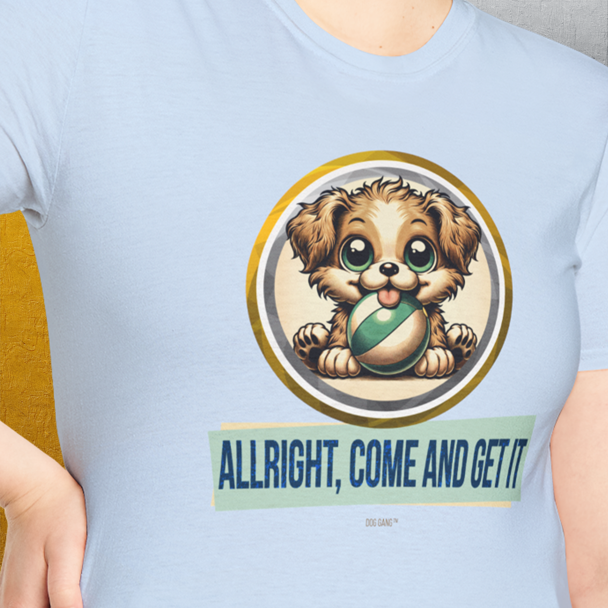 Allright Come And Get It, Volume 4, Unisex T-Shirt-, Design by Dog Gang
