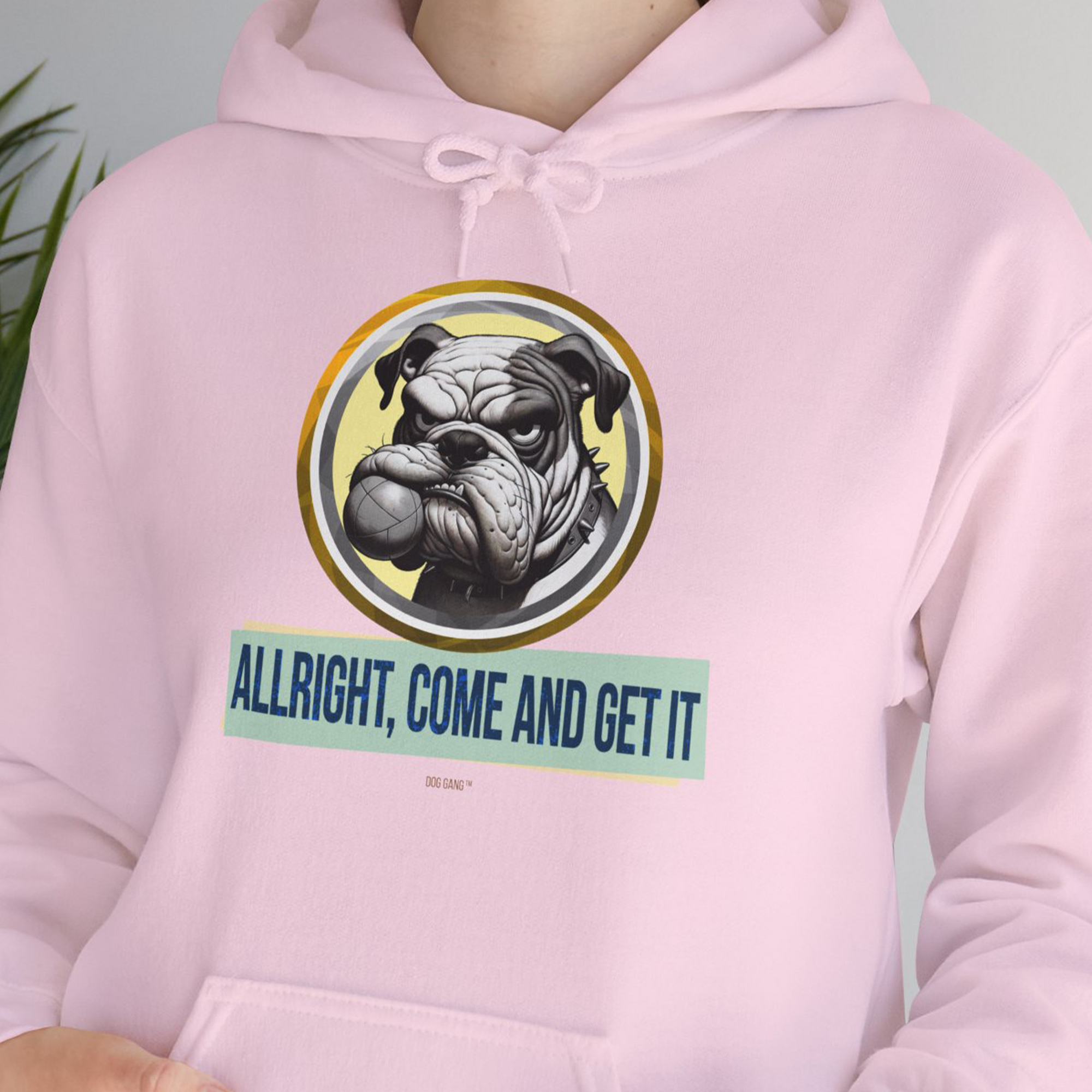 Allright Come And Get It, Volume 1, Unisex Hoodie-, Design by Dog Gang