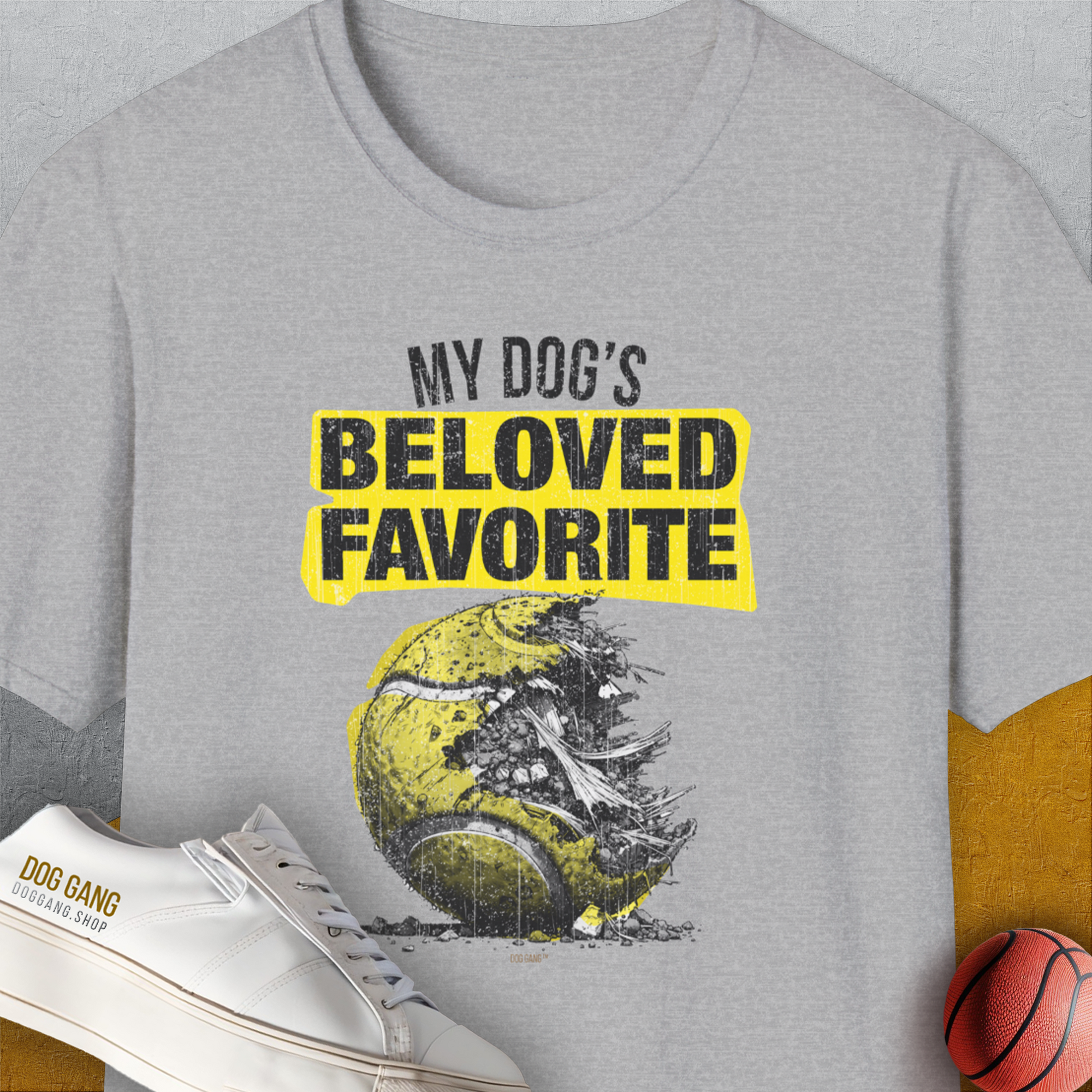 Beloved Favorite, Volume 1, Unisex T-Shirt-Sport Grey, Design by Dog Gang