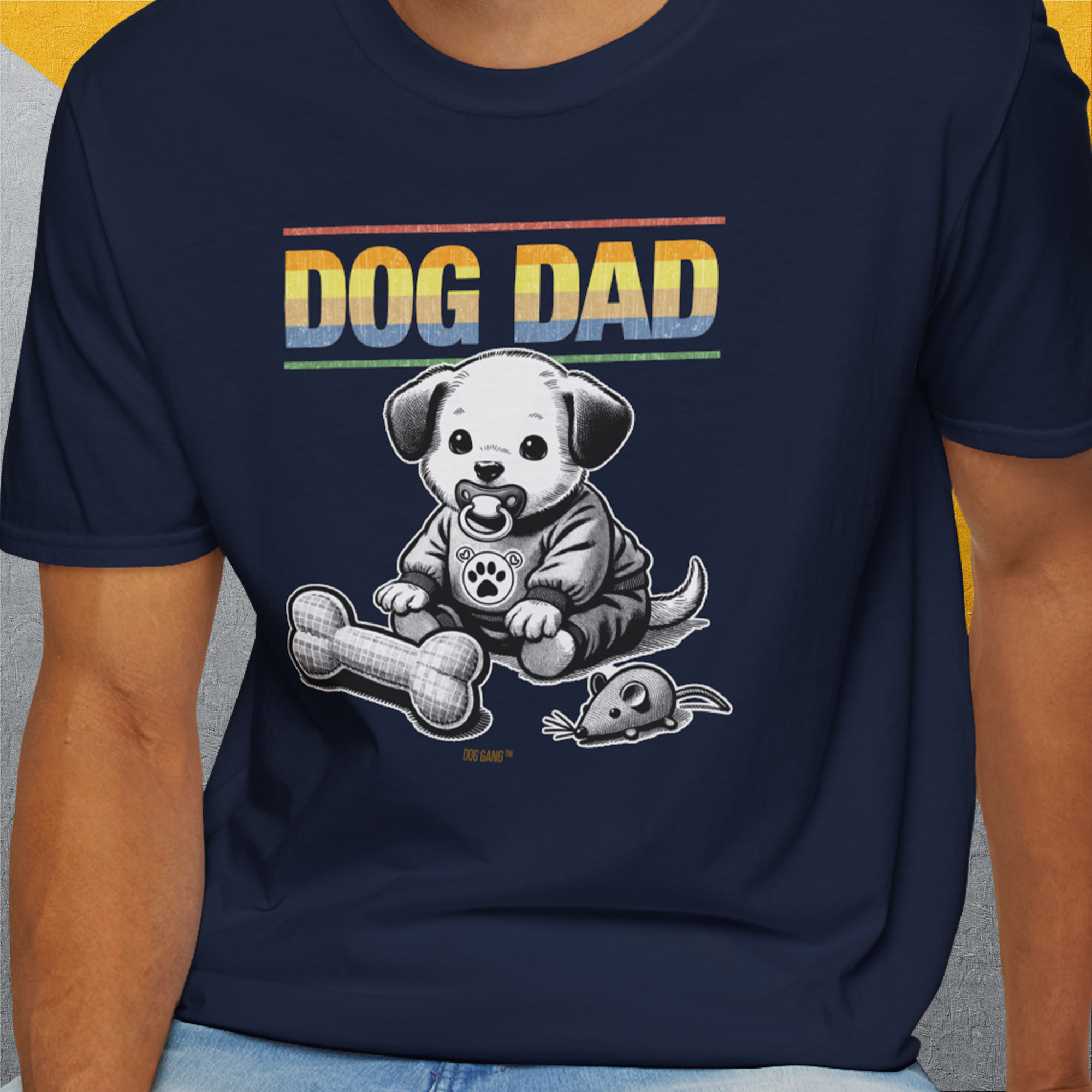 Dog Dad Series, Volume 2, Unisex T-Shirt-, a fun and stylish design for dog lovers from Dog Gang