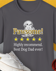 Dog Dad Series, Volume 8, Unisex T-Shirt-Charcoal. A perfect gift for dog lovers and dog owners. Design by Dog Gang
