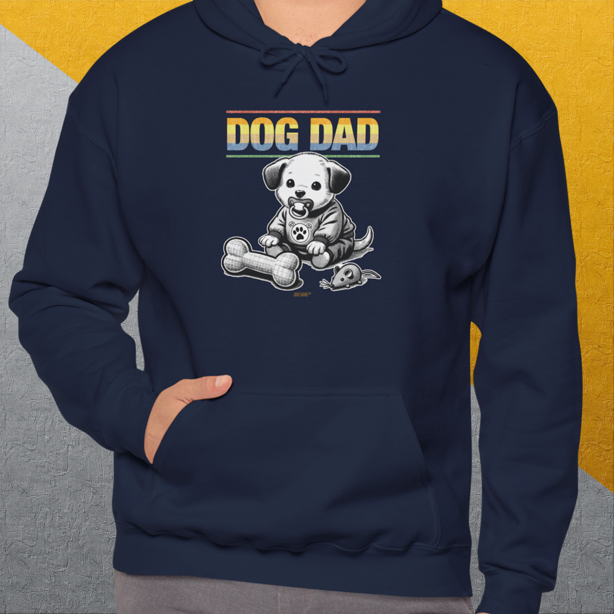 Dog Dad Series, Volume 2, Unisex Hoodie-, a fun and stylish design for dog lovers from Dog Gang