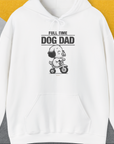 Dog Dad Series, Volume 3, Unisex Hoodie-White. A dog-themed Design from Dog Gang