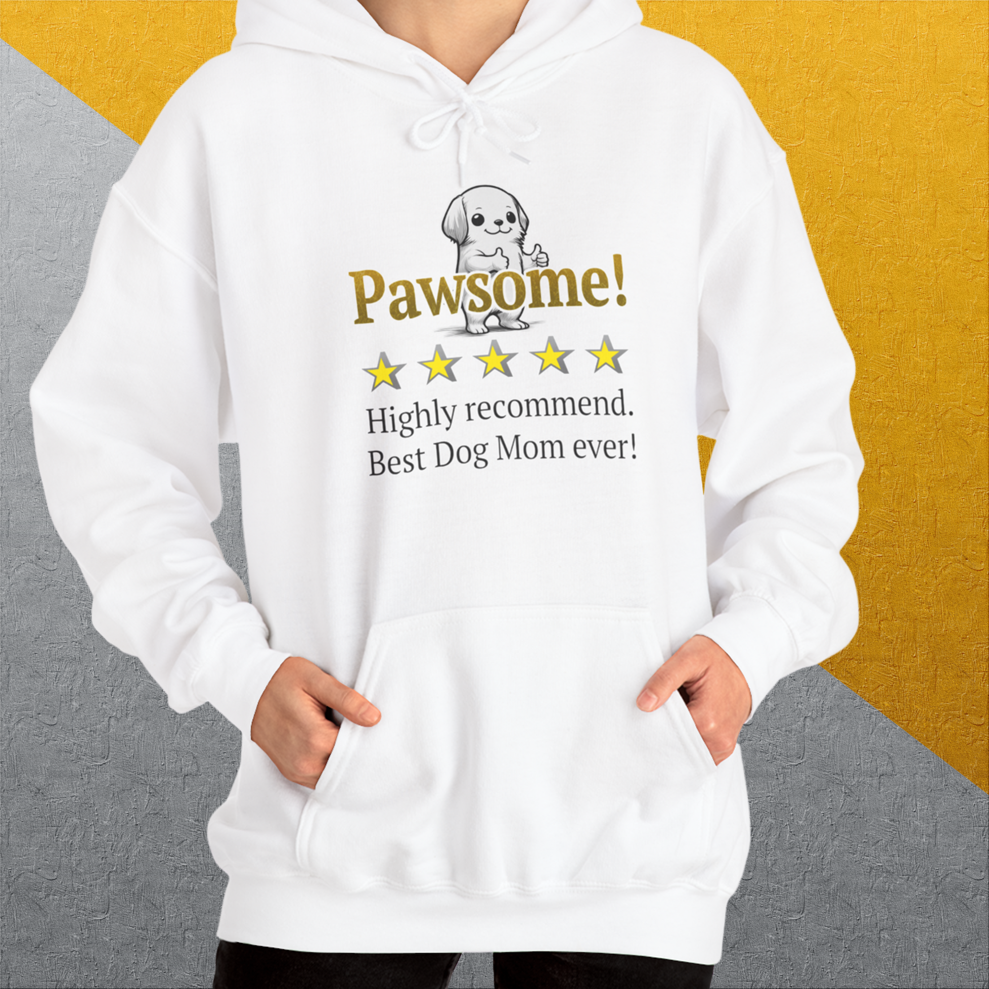 Dog Mom Series, Volume 10, Unisex Hoodie-, a cool and stylish design with a funny saying from Dog Gang