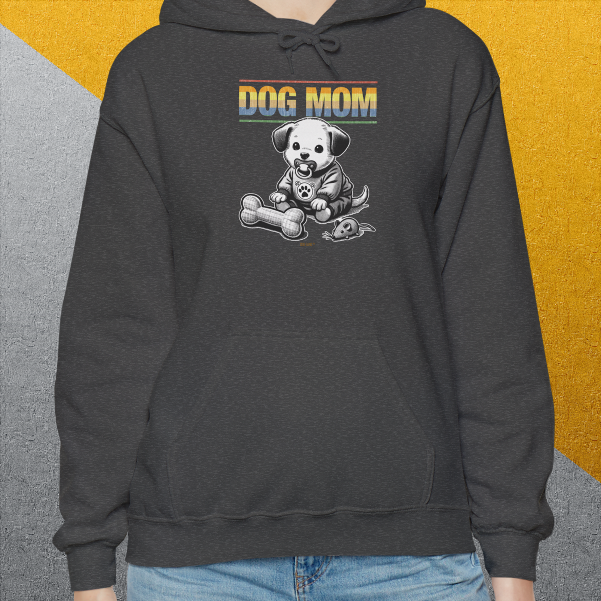 Dog Mom Series, Volume 2, Unisex Hoodie-, a fun and stylish design for dog lovers from Dog Gang