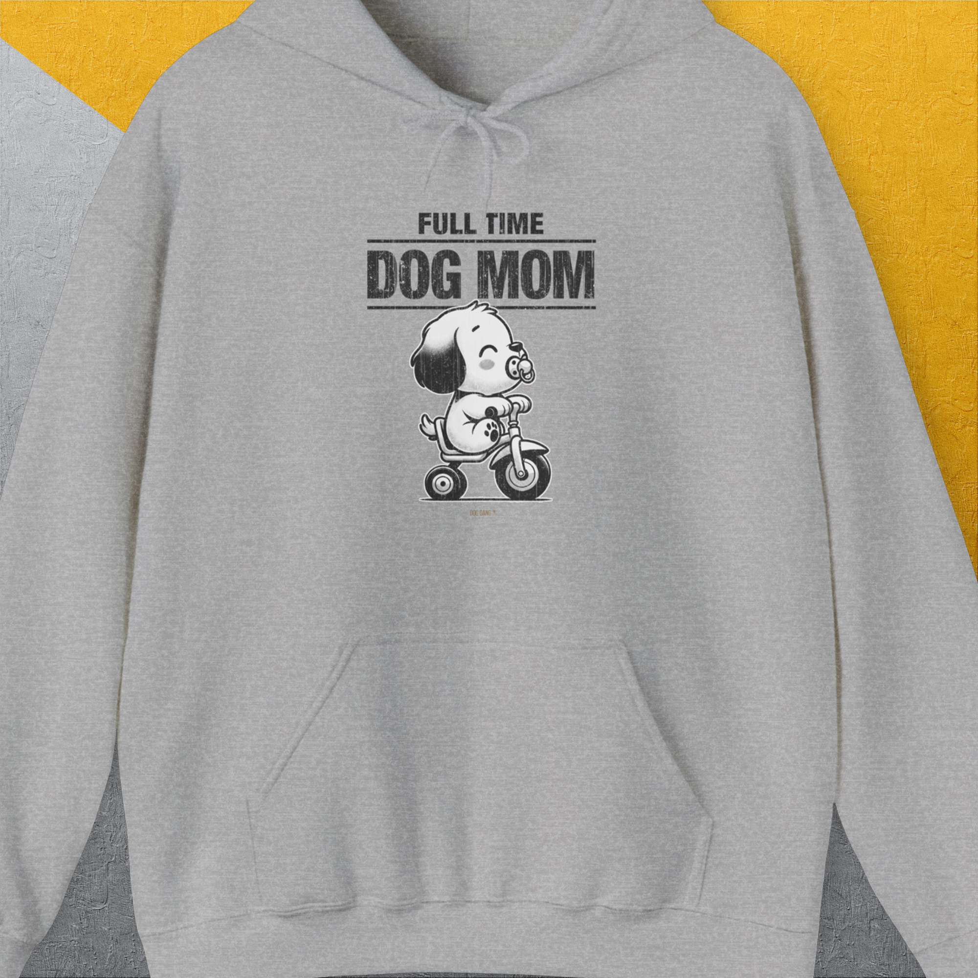 Dog Mom Series, Volume 3, Unisex Hoodie-Sport Grey, Design by Dog Gang