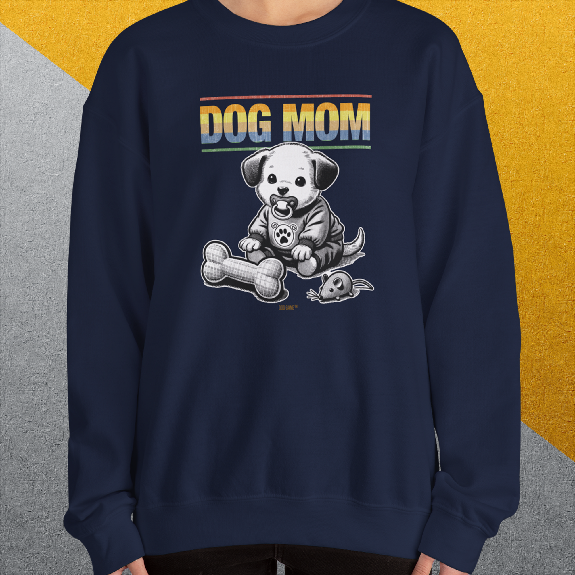 Dog Mom Series, Volume 2, Unisex Sweatshirt-, Design by Dog Gang