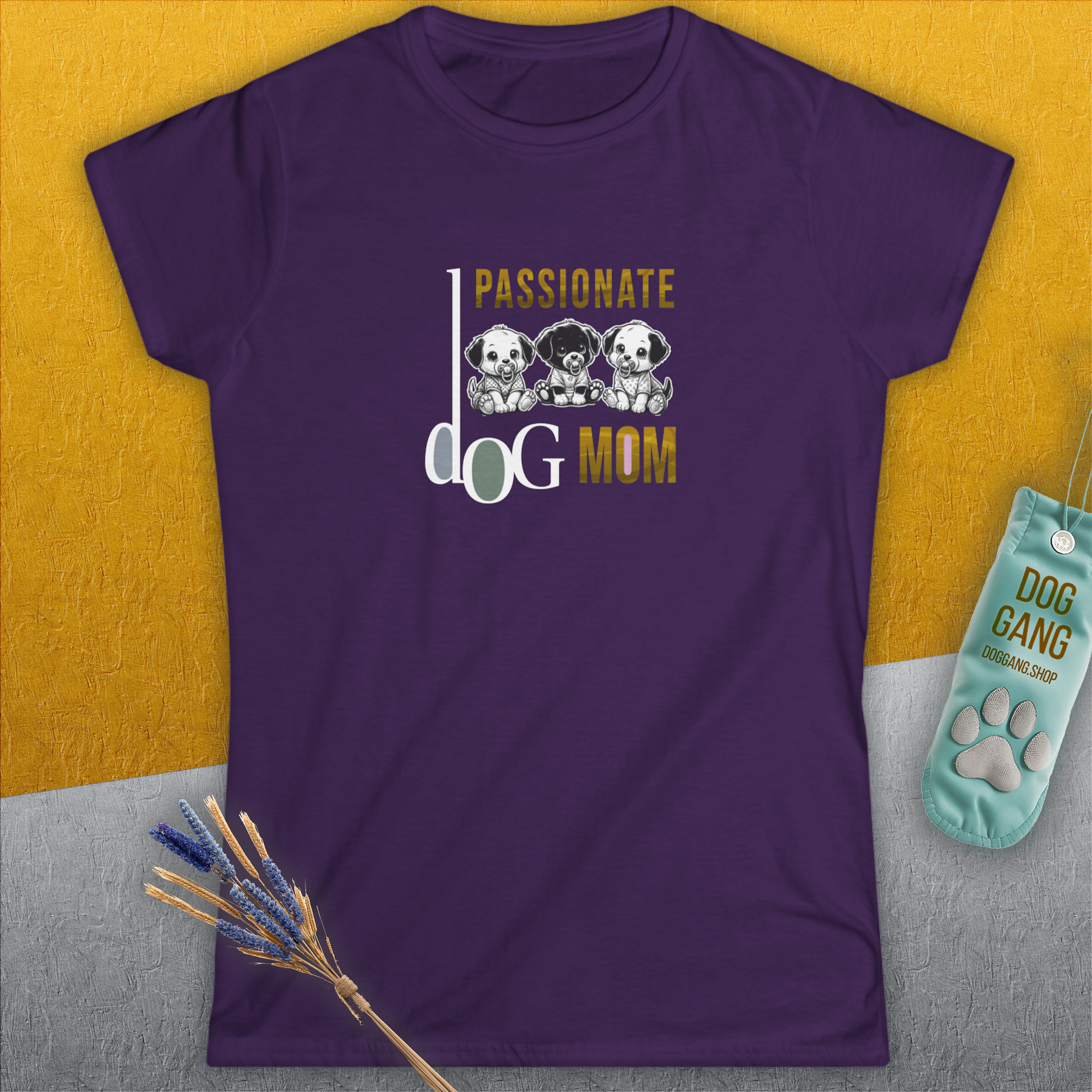 Dog Mom Series, Volume 6, Women's T-Shirt-, a fun and stylish design for dog lovers from Dog Gang