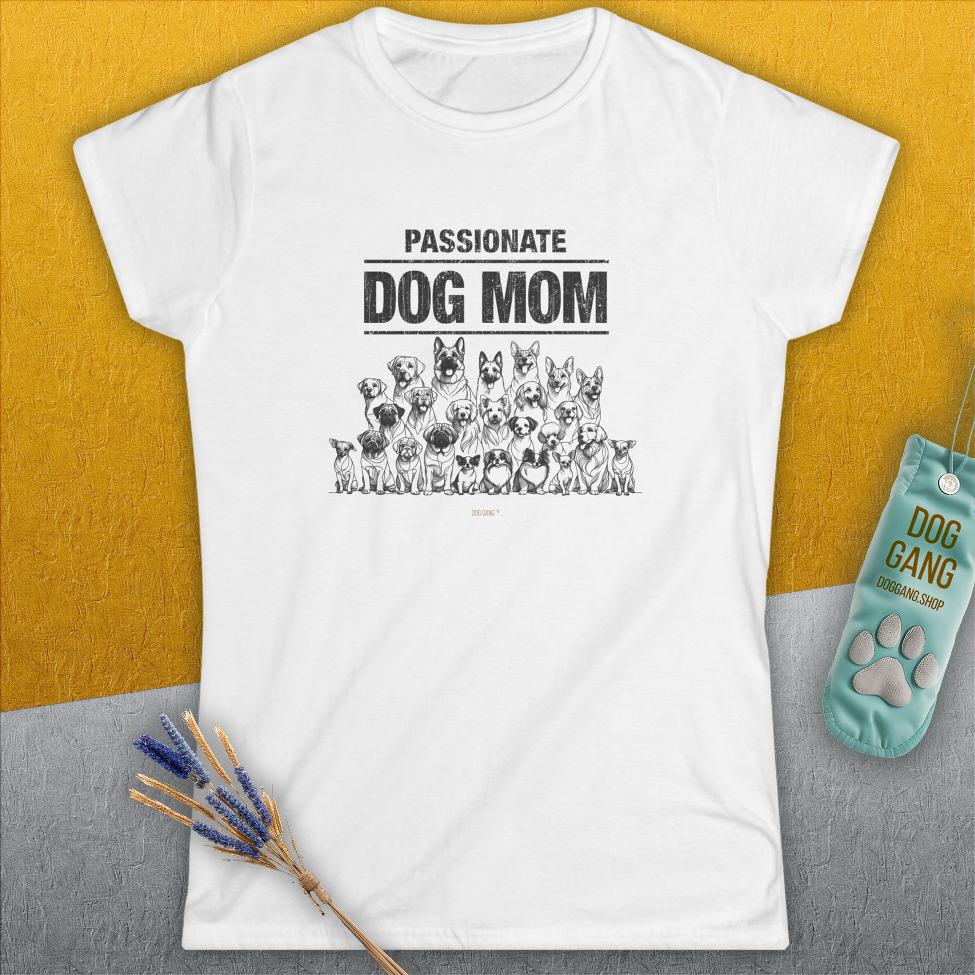 Dog Mom Series, Volume 8, Women's T-Shirt-, a fun and stylish design for dog lovers from Dog Gang