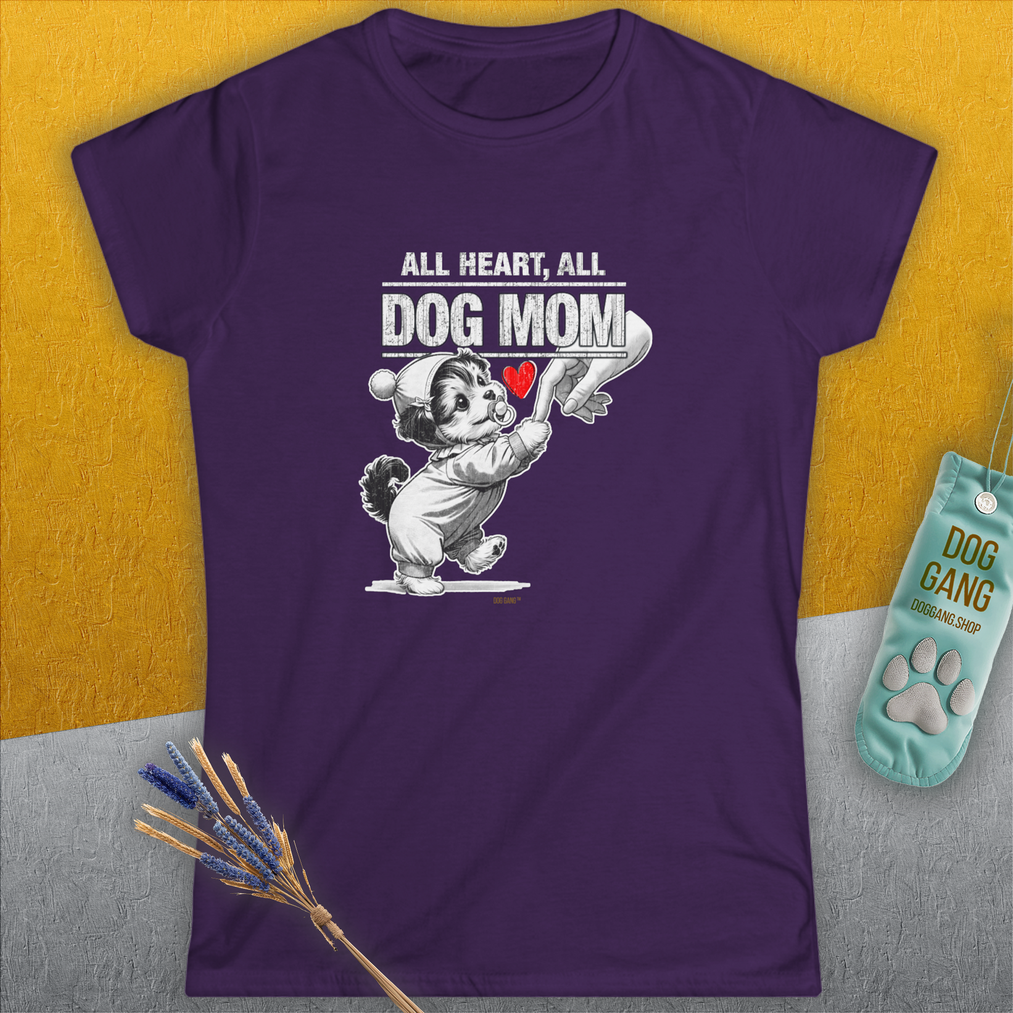 Dog Mom Series, Volume 9, Women's T-Shirt-, a fun and stylish design for dog lovers from Dog Gang