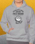 This Beautiful Hoodie Contains Finest Dog Hair Of Exclusive Quality, Volume 2, Unisex Hoodie-Kapuzensweatshirt für Hundefreunde, lustiger Spruch mit Hund, Design by Dog Gang