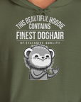 This Beautiful Hoodie Contains Finest Dog Hair Of Exclusive Quality, Volume 2, Unisex Hoodie-cooles Shirt mit lustigem Spruch für Hundefreunde, Design by Dog Gang