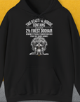 This Beautiful Hoodie Contains Finest Dog Hair, Volume 3, Unisex Hoodie-Black-humorvolles Hundeshirt, lustiger Spruch mit Hund, Design by Dog Gang