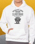 This Beautiful Hoodie Contains Finest Dog Hair, Volume 3, Unisex Hoodie-Kapuzensweatshirt für Hundefreunde, lustiger Spruch mit Hund, Design by Dog Gang