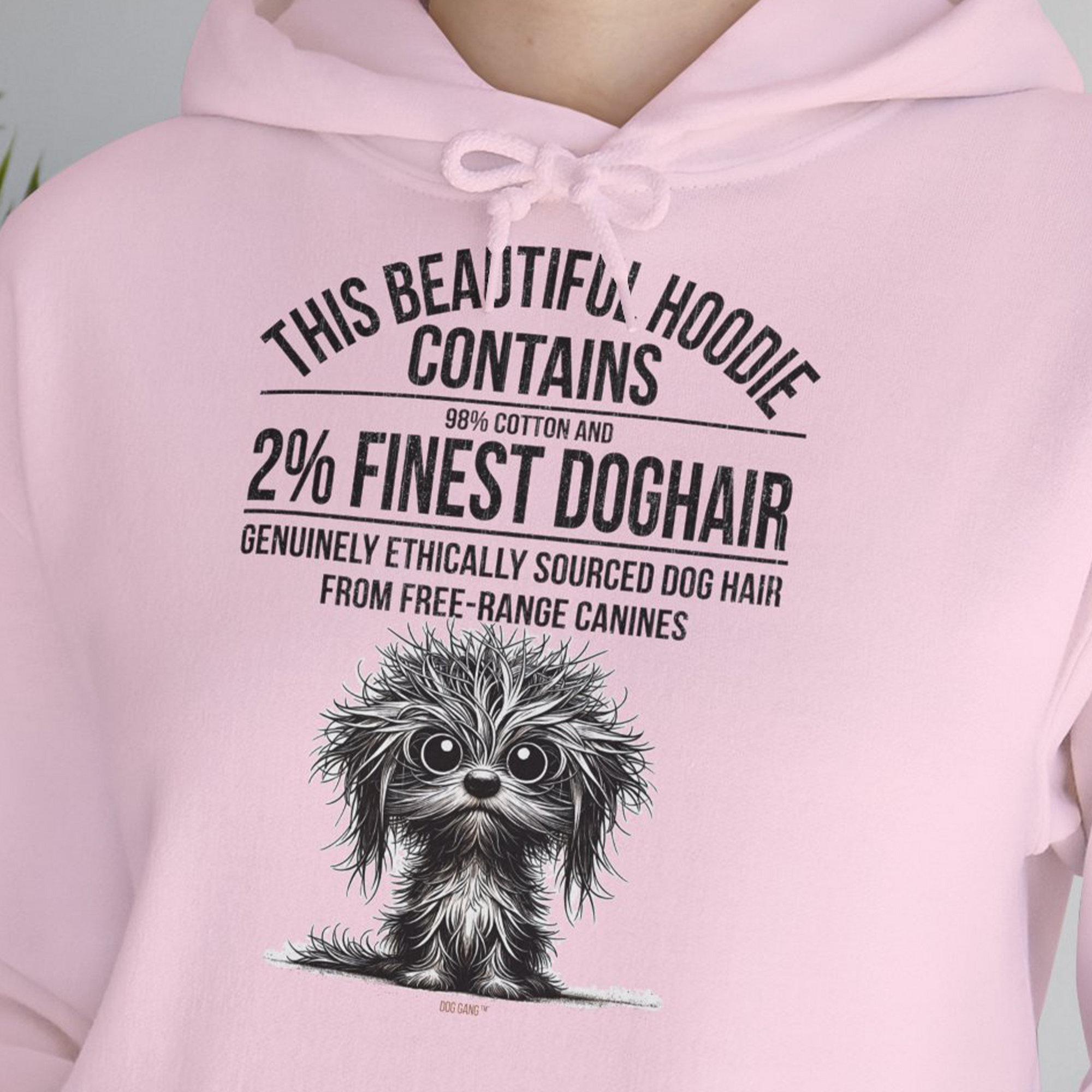 This Beautiful Hoodie Contains Finest Dog Hair, Volume 3, Unisex Hoodie- Lustiger Spruch mit Hund. Bequemes und weiches Kapuzen-Sweatshirt. Für Hundefreunde, in- und outdoor. Design by Dog Gang