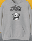 This Beautiful Hoodie Contains Finest Dog Hair Of Exclusive Quality, Volume 1, Unisex Hoodie-Sport Grey-witziges Shirt mit lustigem Spruch für Hundefreund, Design by Dog Gang