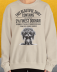 This Beautiful Shirt Contains Finest Dog Hair, Volume 3, Unisex Sweatshirt-für Hundebesitzer und Hundeliebhaber, Design by Dog Gang