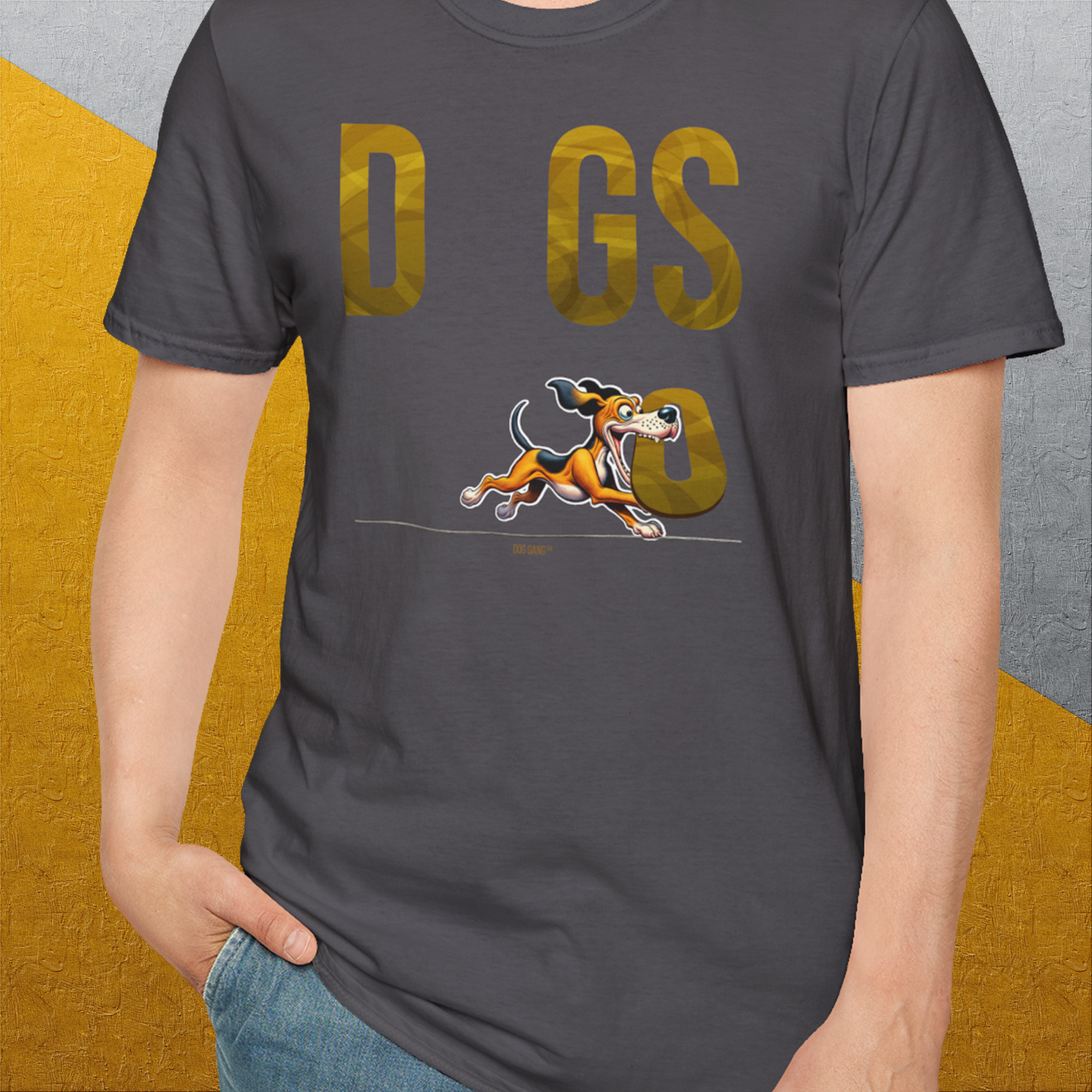 DOGS Series (D-GS), Volume 1, Unisex T-Shirt-, Design by Dog Gang