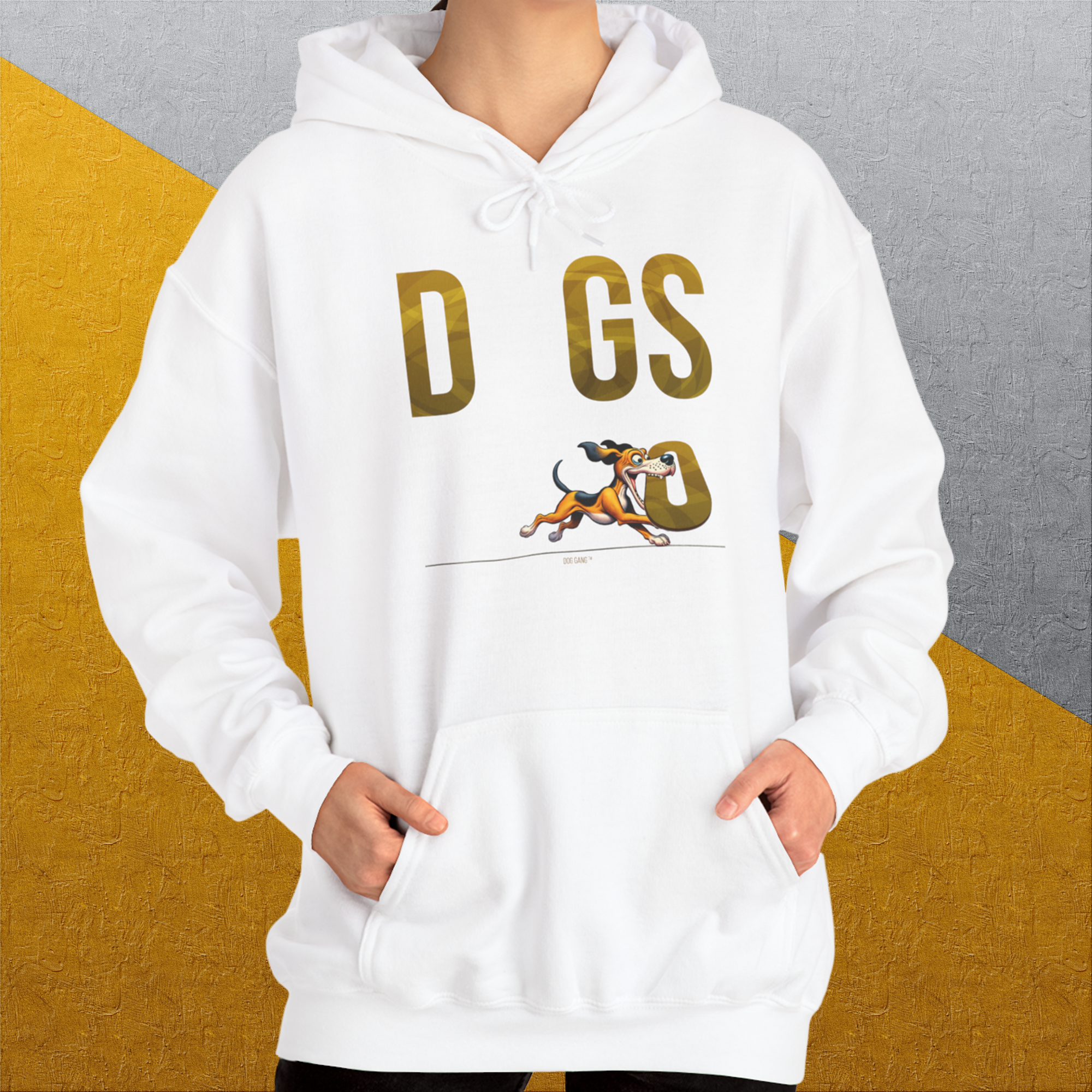 DOGS Series (D-GS), Volume 1, Unisex Hoodie-. A perfect gift for dog lovers and dog owners. Design by Dog Gang