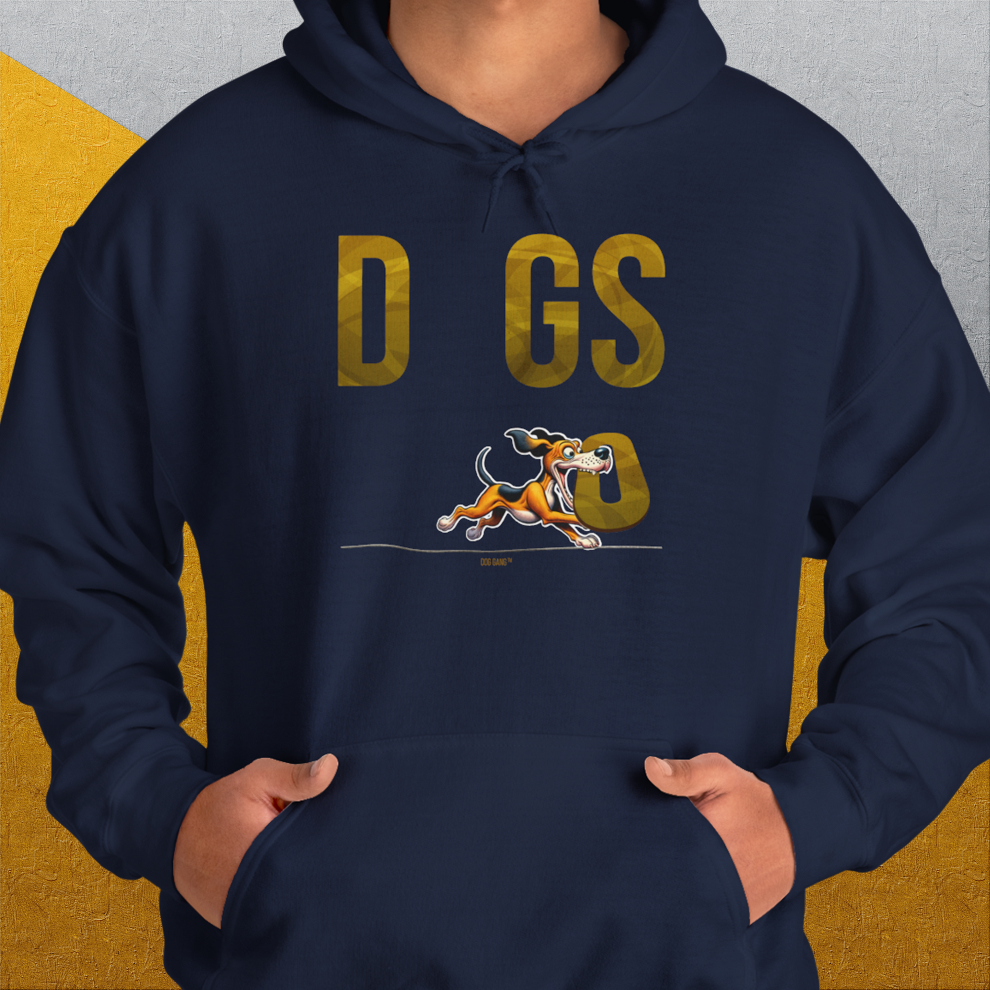 DOGS Series (D-GS), Volume 1, Unisex Hoodie-, Design by Dog Gang