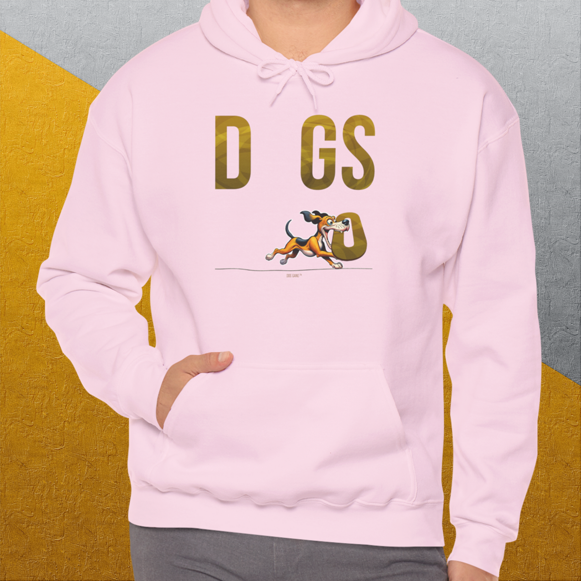 DOGS Series (D-GS), Volume 1, Unisex Hoodie-. For dog lovers and dog owners. Design by Dog Gang