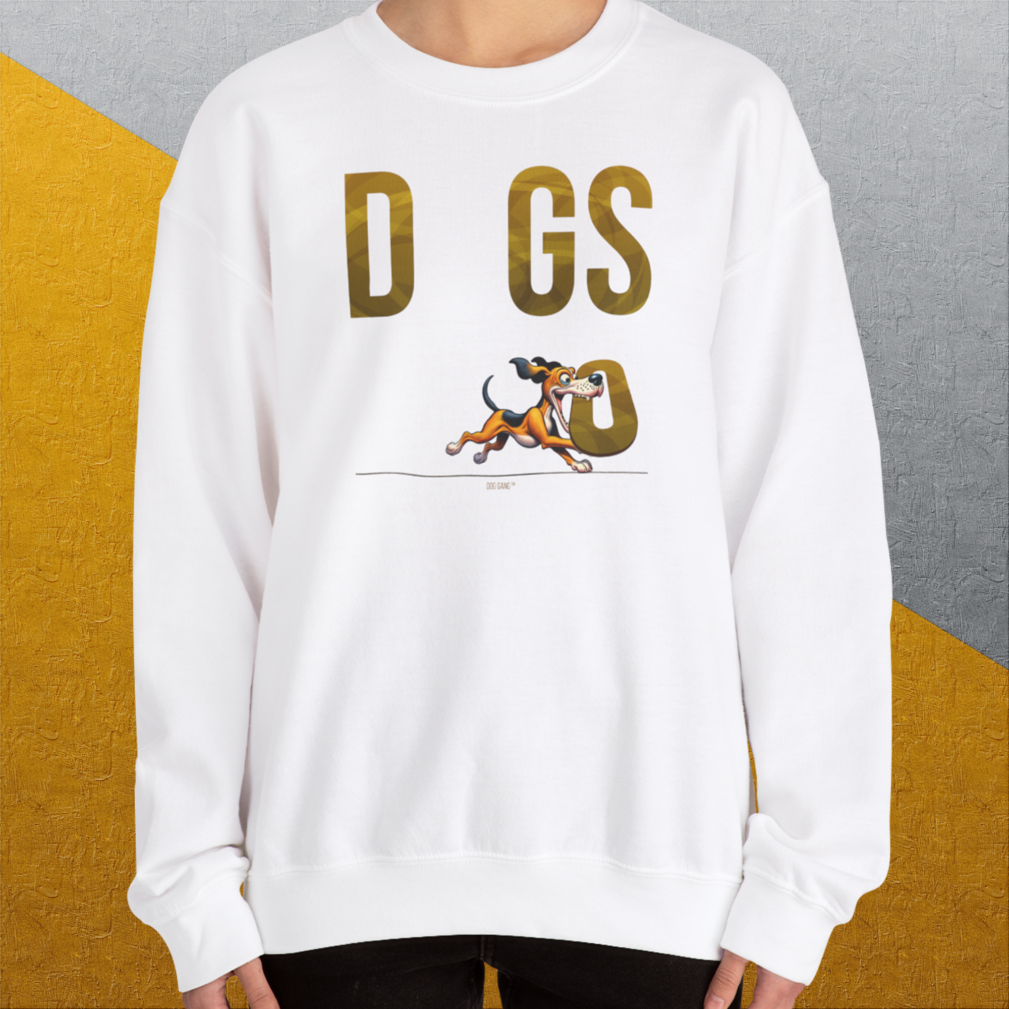DOGS Series (D-GS), Volume 1, Unisex Sweatshirt-. A perfect gift for dog lovers and dog owners. Design by Dog Gang