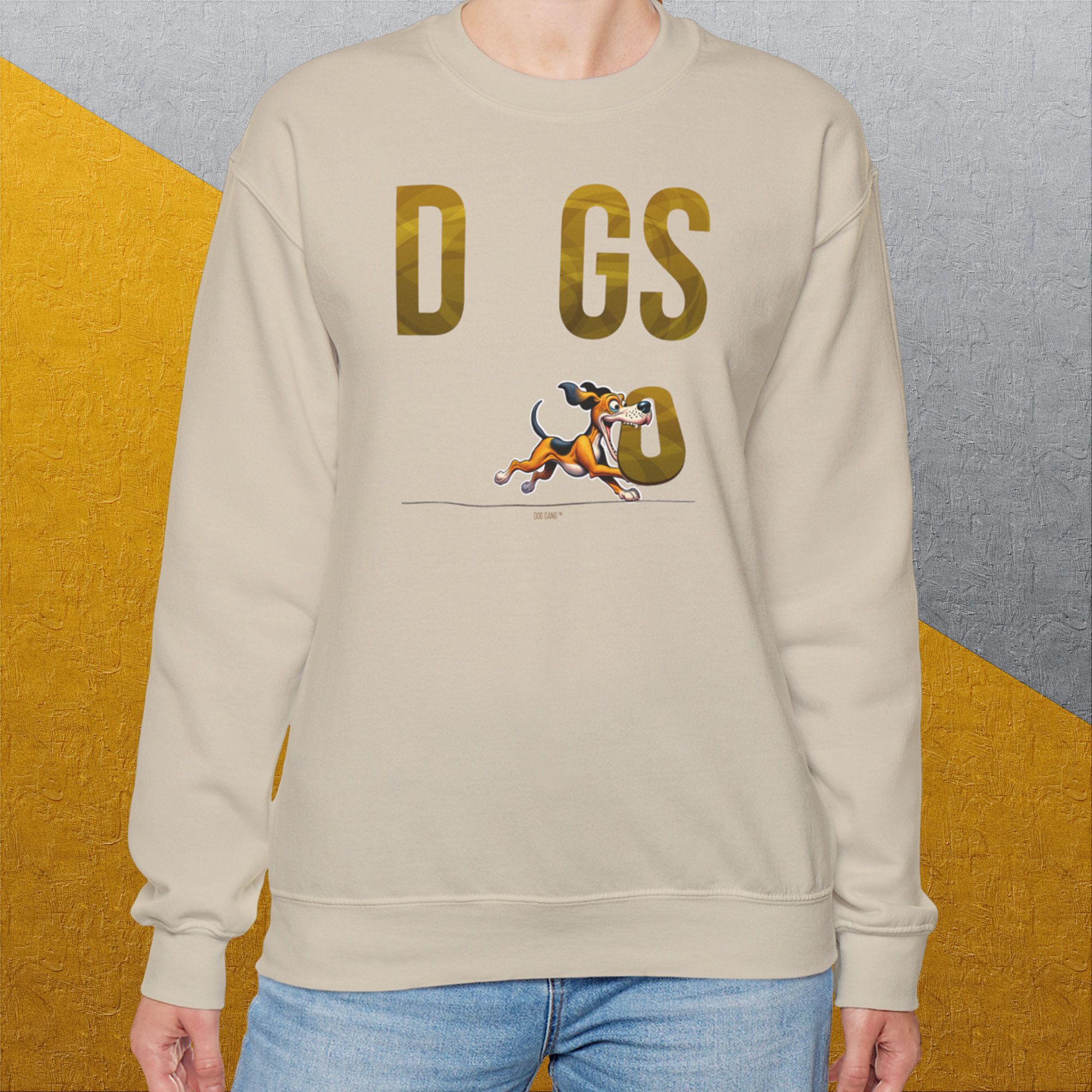 DOGS Series (D-GS), Volume 1, Unisex Sweatshirt-, a fun and stylish sweatshirt design for dog lovers from Dog Gang