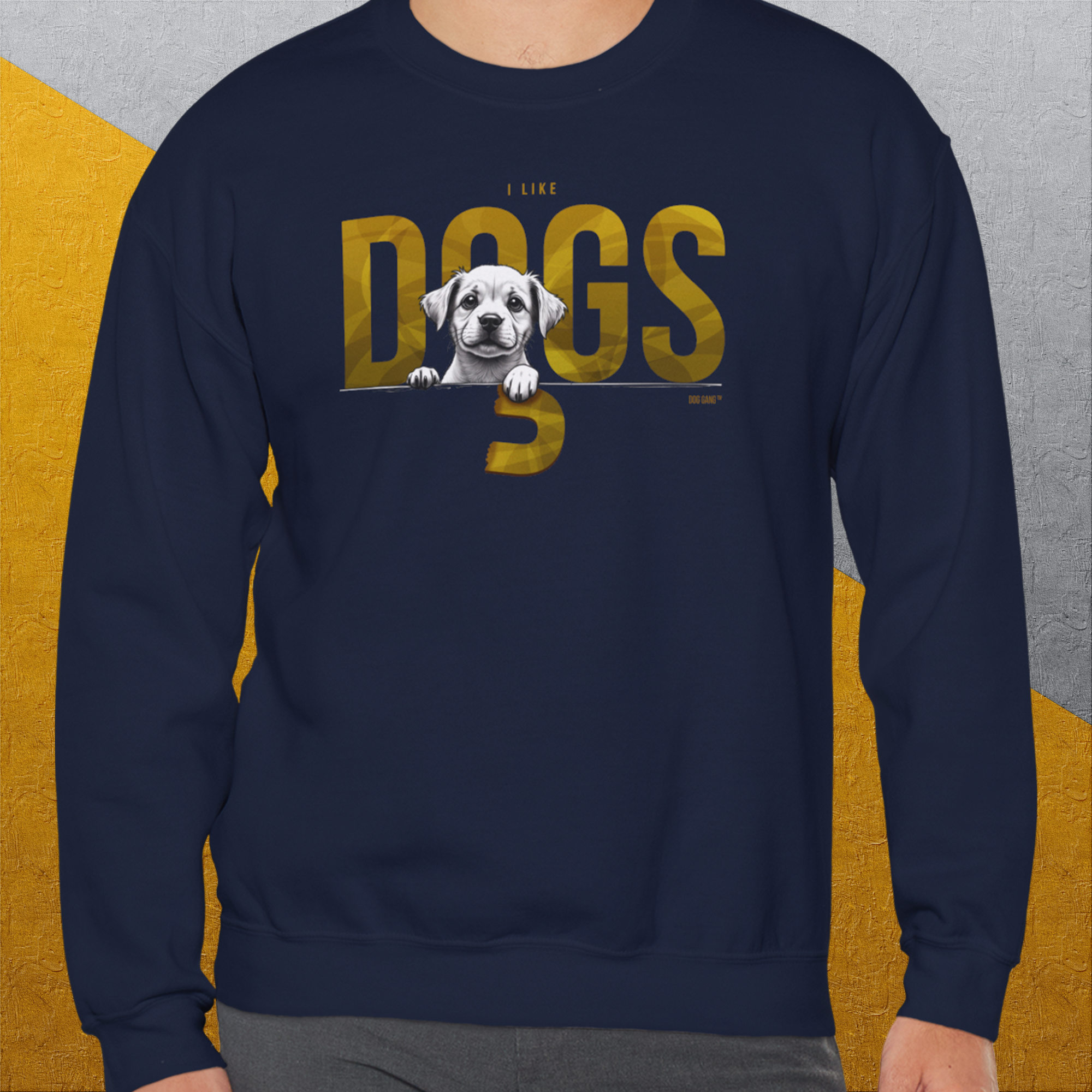 DOGS Series (D-GS), Volume 3, Unisex Sweatshirt-. For dog lovers. Design by Dog Gang