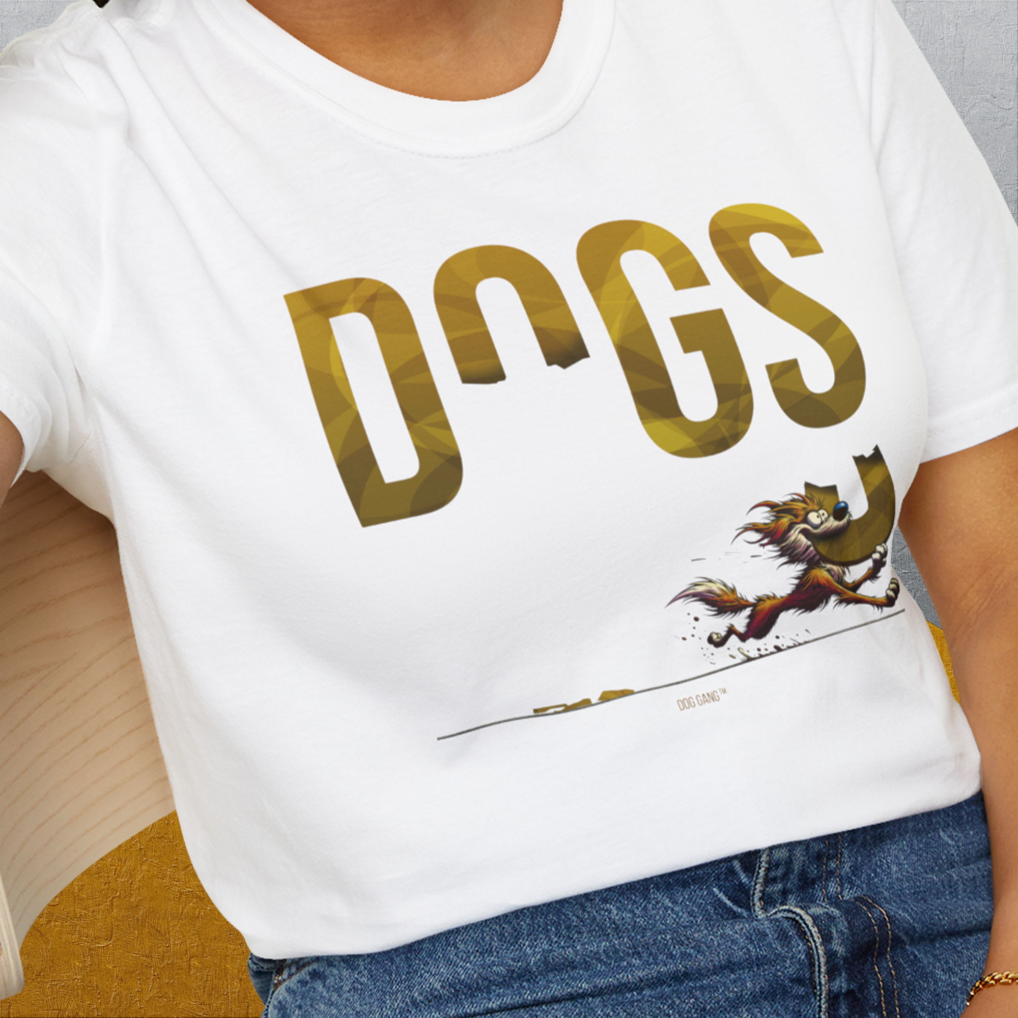 DOGS Series (D-GS), Volume 4, Unisex T-Shirt-, a fun and stylish design for dog lovers from Dog Gang