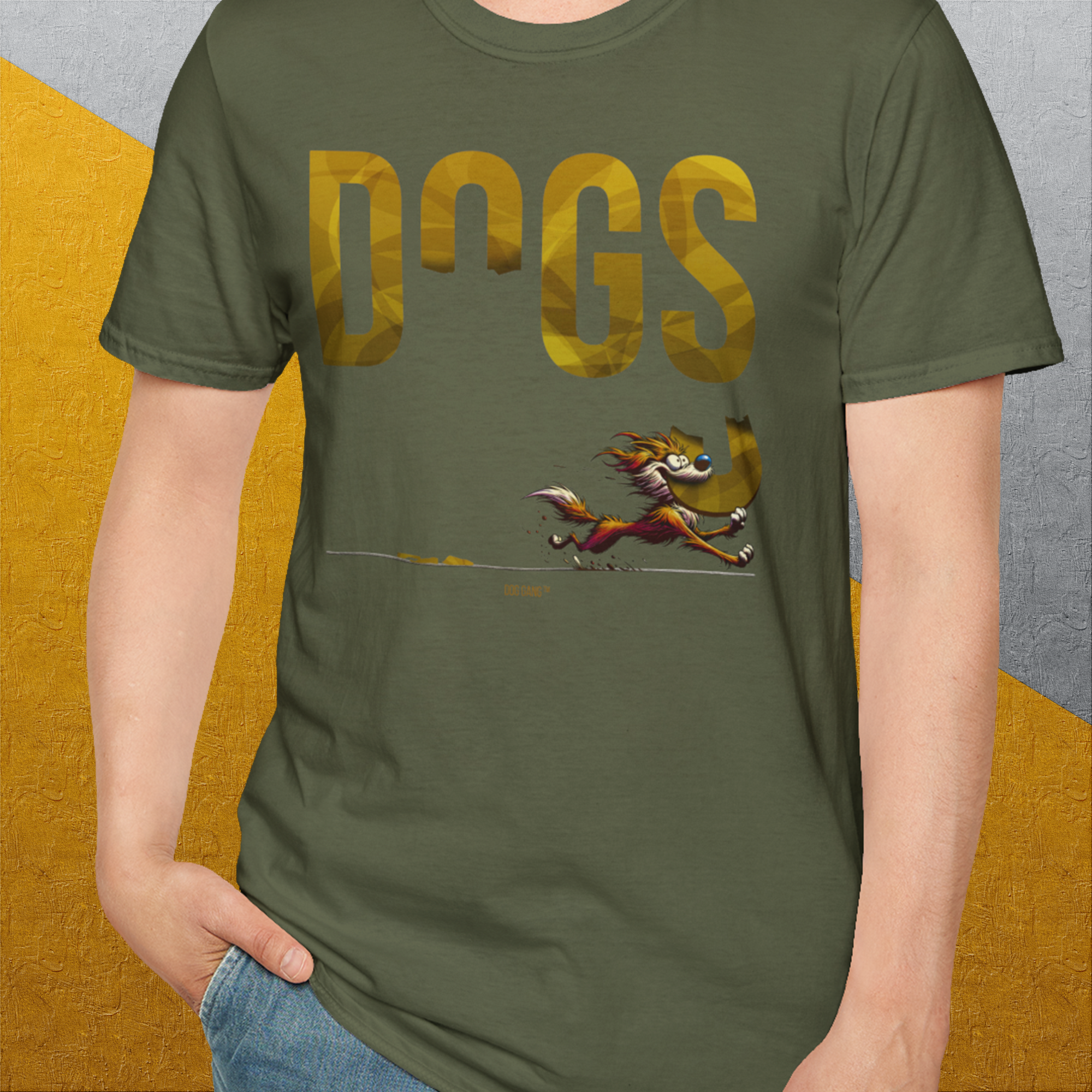 DOGS Series (D-GS), Volume 4, Unisex T-Shirt-, Design by Dog Gang