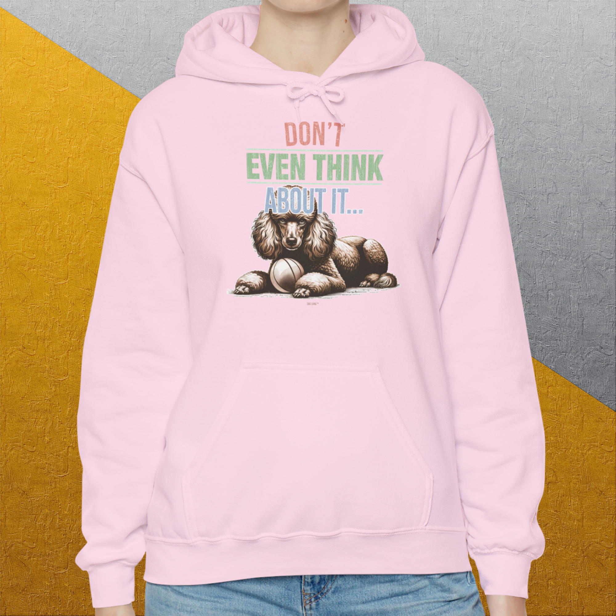 Don&#39;t Even Think About It..., Volume 1, Unisex Hoodie-, Design by Dog Gang