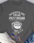 This Beautiful Shirt Contains Finest Dog Hair Of Exclusive Quality, Volume 2, Women's T-Shirt-Charcoal. A dog-themed Design from Dog Gang
