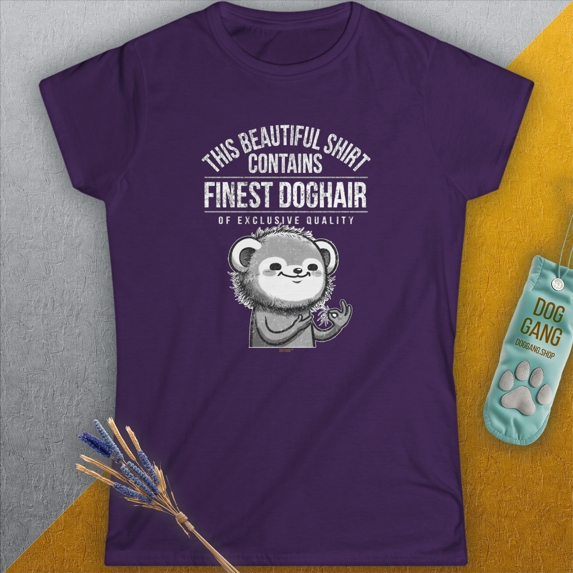 This Beautiful Shirt Contains Finest Dog Hair Of Exclusive Quality, Volume 2, Women&#39;s T-Shirt-, a fun and stylish design for dog lovers from Dog Gang