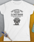 This Beautiful Shirt Contains Finest Dog Hair, Volume 3, Women's T-Shirt-, a fun and stylish design for dog lovers from Dog Gang
