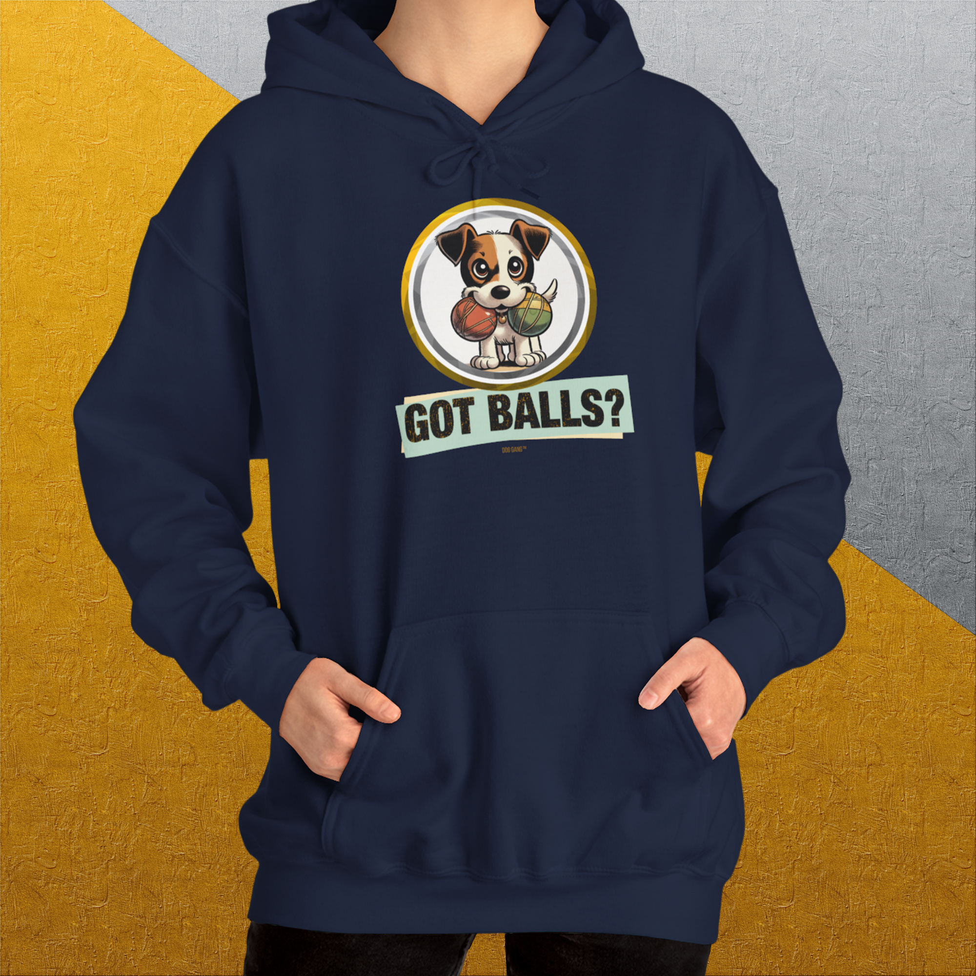 Got Balls? Volume 5, Unisex Hoodie-, a cool and stylish design with a funny saying from Dog Gang